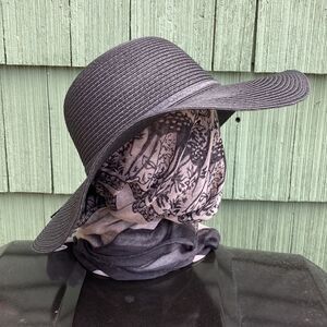 Women's Stripe Floppy Beach Summer Vacation Hat